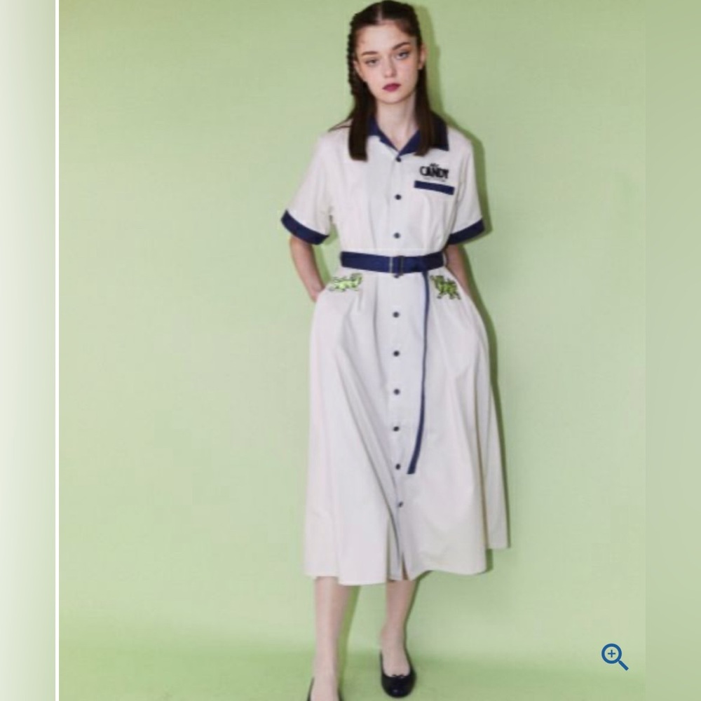 💙🐯💙 Amazing vintage style dress by Japanese label Candy Stripper. Free size